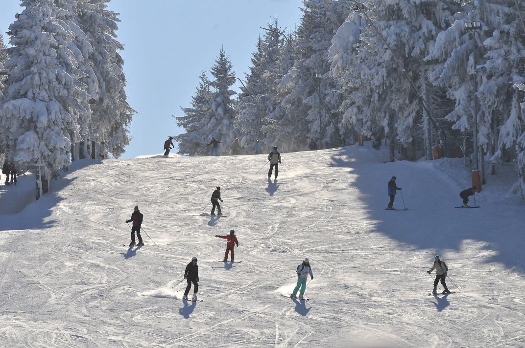 Lift Skilift Skihang Altenberg Foto: Egbert Kamprath