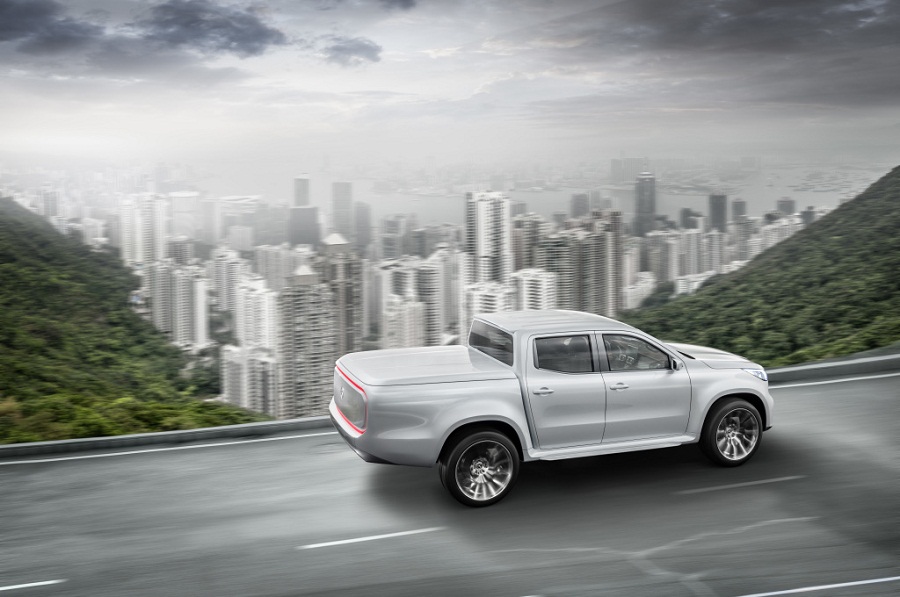 Mercedes-Benz Concept X-CLASS – Erster Ausblick auf den neuen Pickup mit Stern.